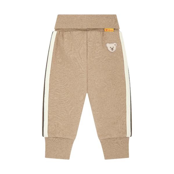 Steiff Jogginghose mit Seitenstreifen braun