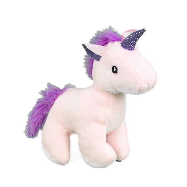 Einhorn 16 cm stehend rosa Kuscheltier