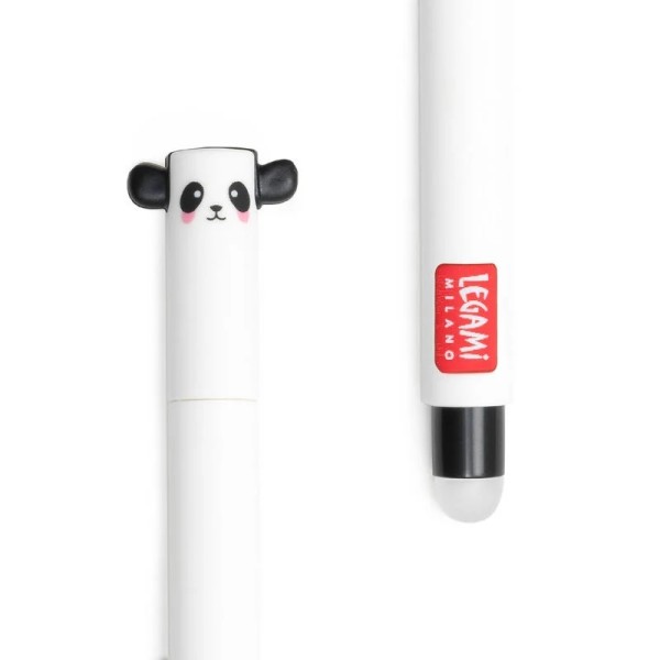 Erasable Gel Pen Panda 15 cm weiß/schwarz