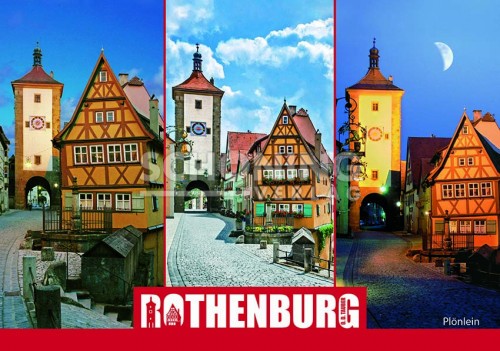 Magnet Plönlein Tag & Nacht Rothenburg