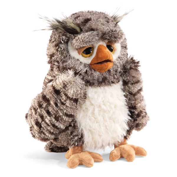 Folkmanis Handpuppe Weise Eule 30 cm Plüscheule