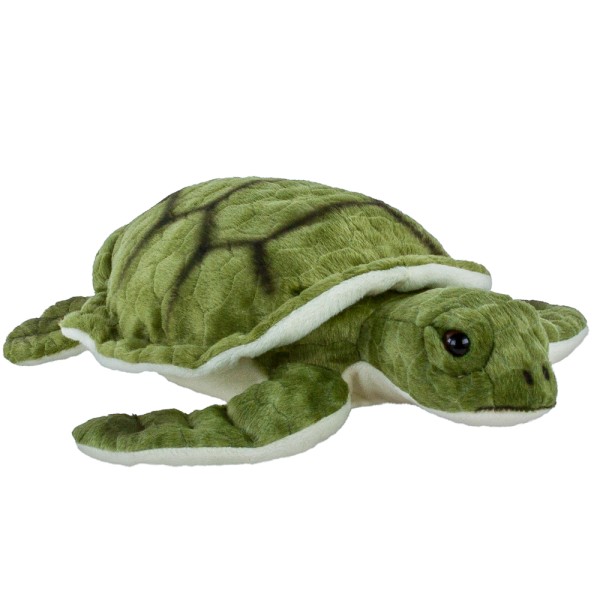Schildkröte grün liegend 35 cm Uni-Toys Kuscheltier