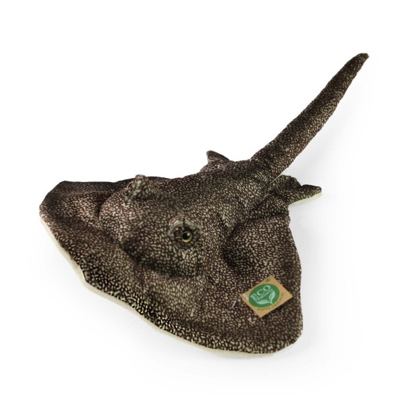 Kuscheltier Rochen dunkelgrau 50 cm Plüschrochen