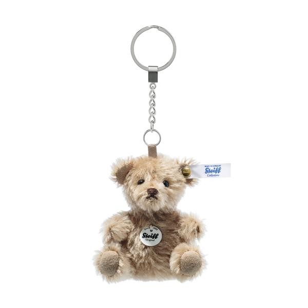 Steiff Schlüsselanhänger Teddybär zimt Mohair 8 cm 040382