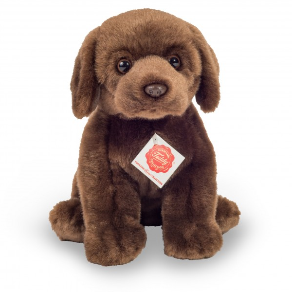 Teddy Hermann Labrador sitzend 25 cm dunkelbraun Kuscheltier Hund