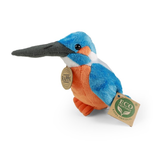 Kuscheltier Eisvogel blau/orange/weiß 12 cm Plüschtier