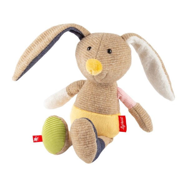 Sigikid Kuscheltier Hase Sweety Patchwork beige