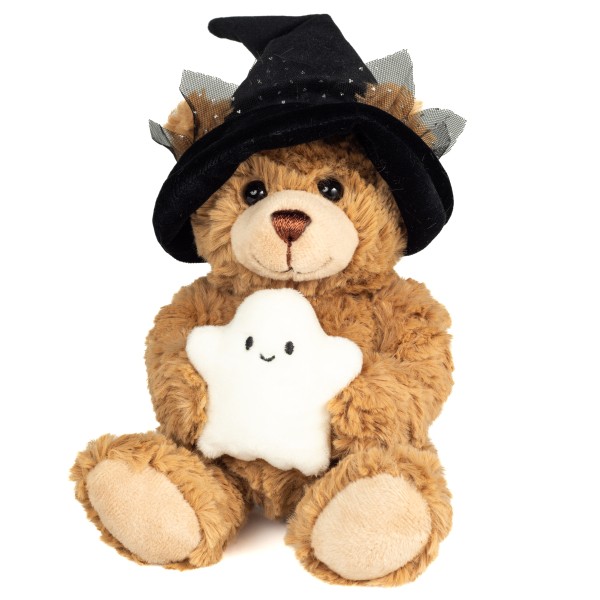 Teddy Hermann Teddybär mit Gespenst Halloween 20 cm Plüschteddybär