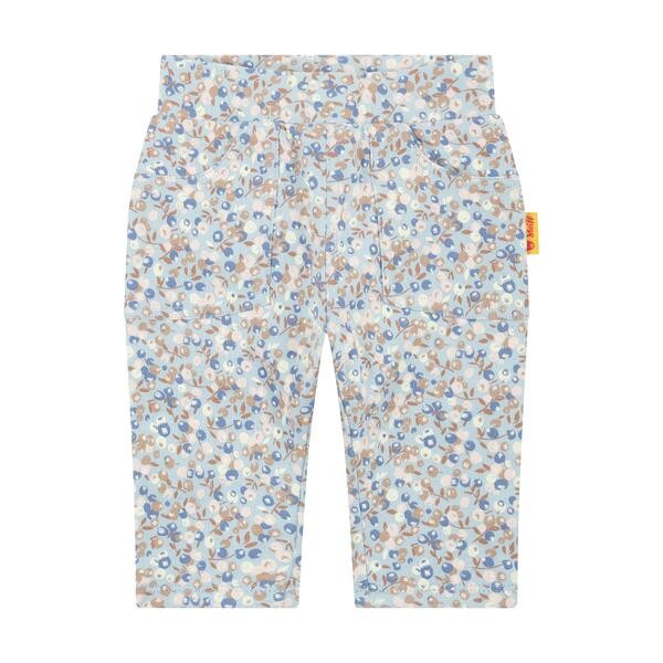 Steiff Hose blau geblümt
