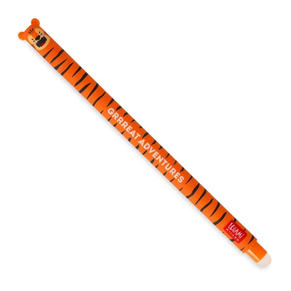 Erasable Gel Pen Tiger 15 cm orange-schwarz