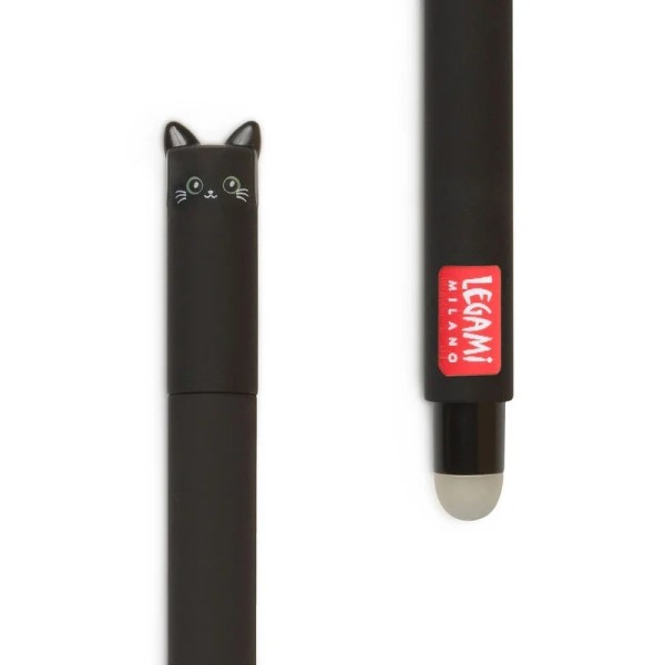 Erasable Gel Pen Katze 15 cm schwarz