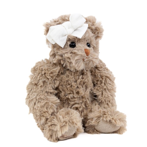 Bukowski Teddybär Romy 25 cm mit Schleife am Kopf