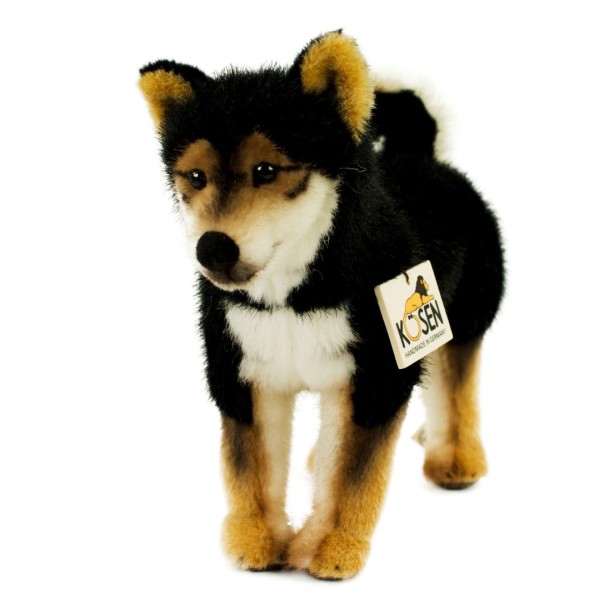 KÖSEN Shiba-Inu Hund 28 cm schwarz-hellbraun-weiß