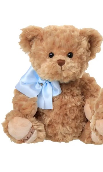 Bukowski Teddybär Ludwig mit blauer Schleife 35 cm Plüschteddybär