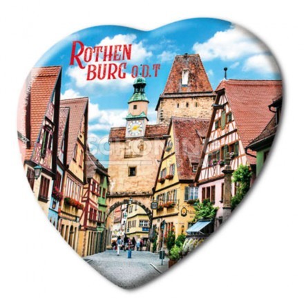 Magnet Herz Markusturm Rothenburg