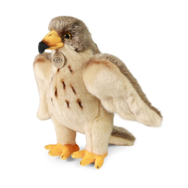 Kuscheltier Falke braun stehend 27 cm Plüschfalke