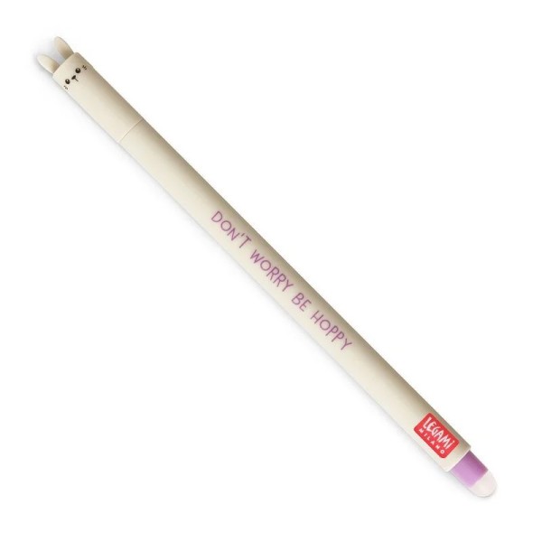Erasable Gel Pen Hase 15 cm weiß