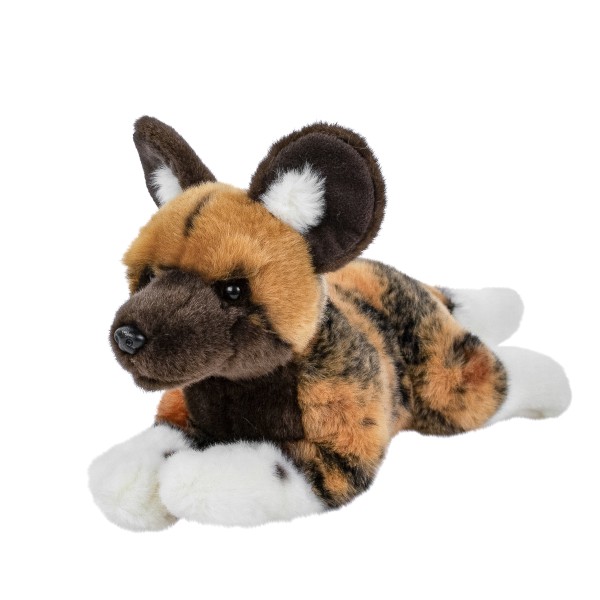 Kuscheltier Afrikanischer Wildhund liegend 28 cm Plüschtier