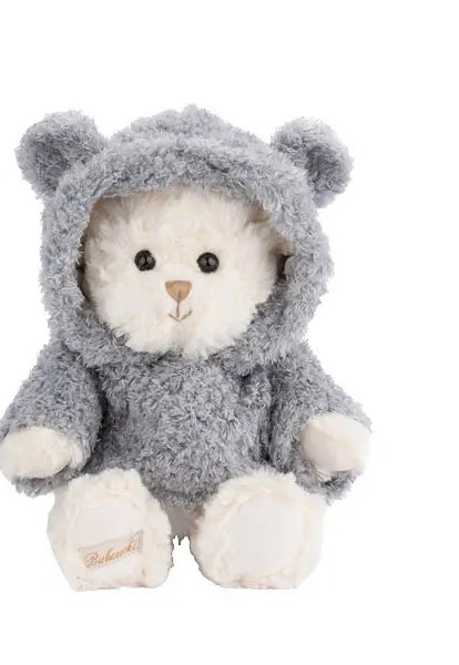 Bukowski Teddybär Lucas weiß/hellblau 25 cm