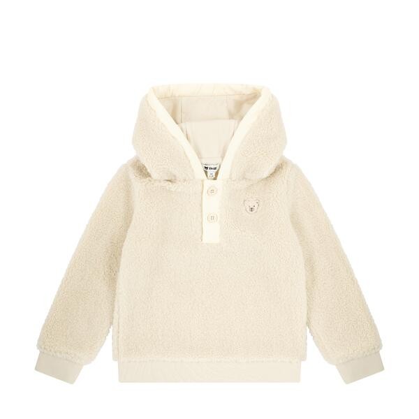 Steiff Sweatshirt Teddyfleece creme