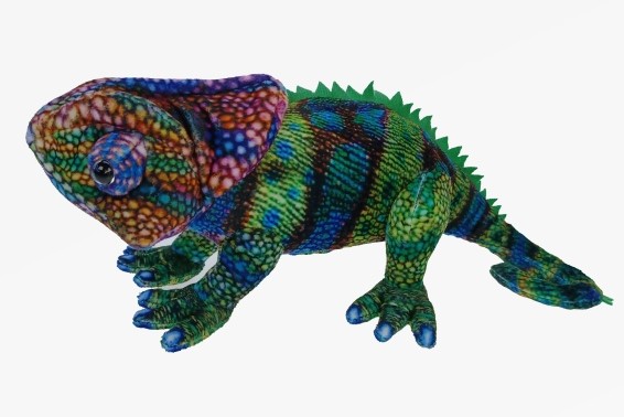 Kuscheltier Chamäleon 27 cm Plüschchamäleon