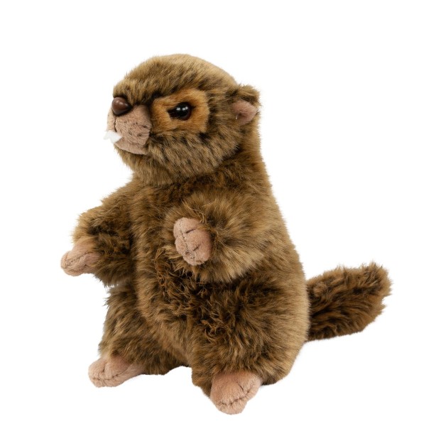 Kuscheltier Murmeltier 17 cm braun