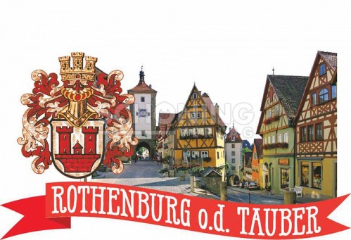 Magnet Plönlein Wappen Rothenburg