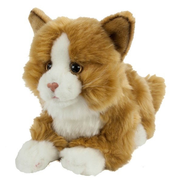Katze Benni rotbraun-weiß 30 cm Kuscheltier Uni-Toys
