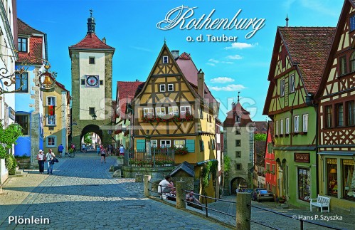 Magnet Plönlein Rothenburg Foto ohne Rand