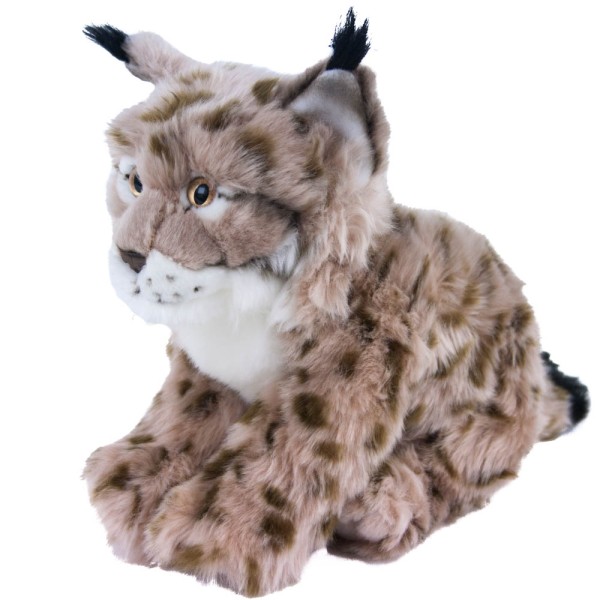Kuscheltier Luchs 27 cm sitzend