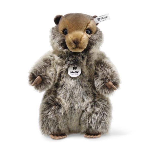Steiff Murmeltier Burri braun meliert 26 cm 084133