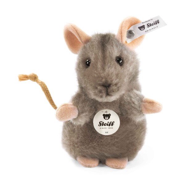 Steiff Maus Piff grau 10 cm Kuscheltier 056222