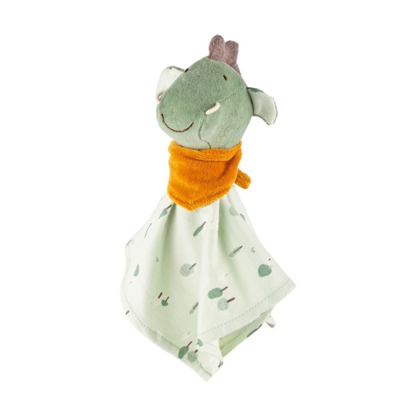 Sigikid Schmusetuch Drache grün/gelb 27 cm sigibaby