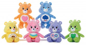 Teddybär Grumpy Bear 26 cm blau mit Wolke von Care Bear Magic