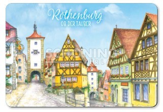 Magnet Rothenburg Plönlein coloriert