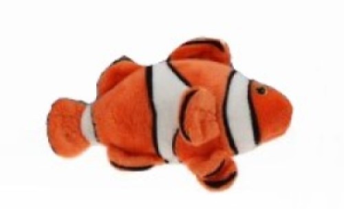 Kuscheltier Clownfisch 19 cm orange/weiß Fisch Plüschtier