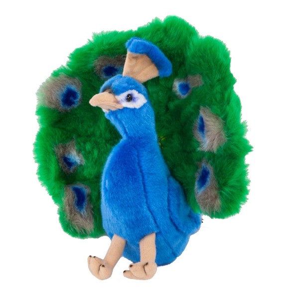 Pfau 24 cm Kuscheltier Vogel Uni-Toys