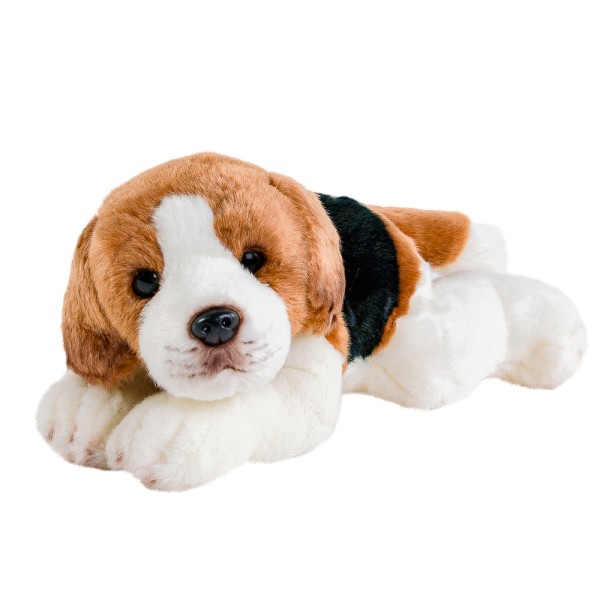 Beagle liegend 30 cm Plüschhund