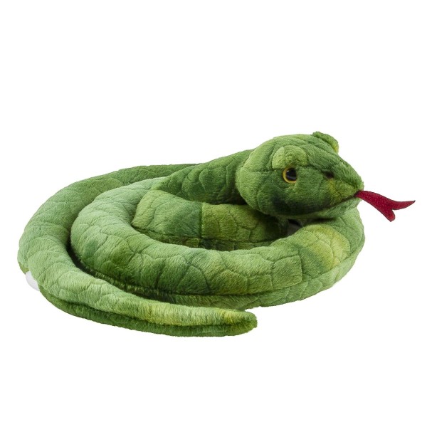 Schlange grün 90 cm Kuscheltier