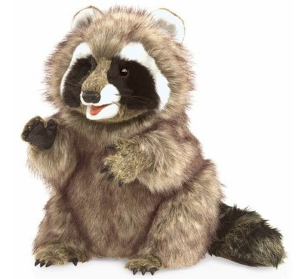 Folkmanis Handpuppe Waschbär 33 cm