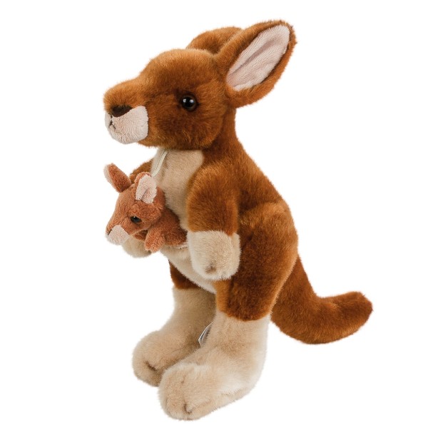 Kuscheltier Känguru mit Baby 27 cm