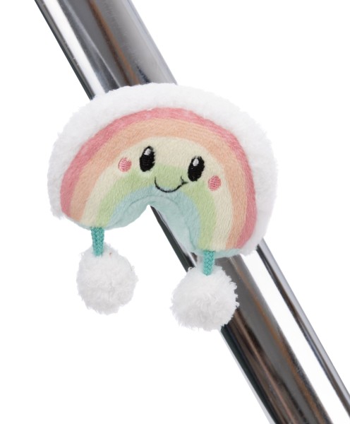Nici Magnet Regenbogen Nibsi 8 cm Plüschmagnet