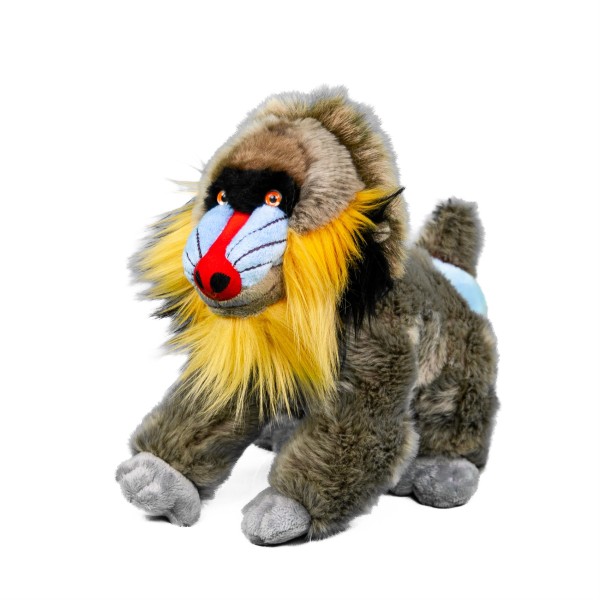 Kuscheltier Affe Pavian/Mandrill 28 cm Plüschaffe