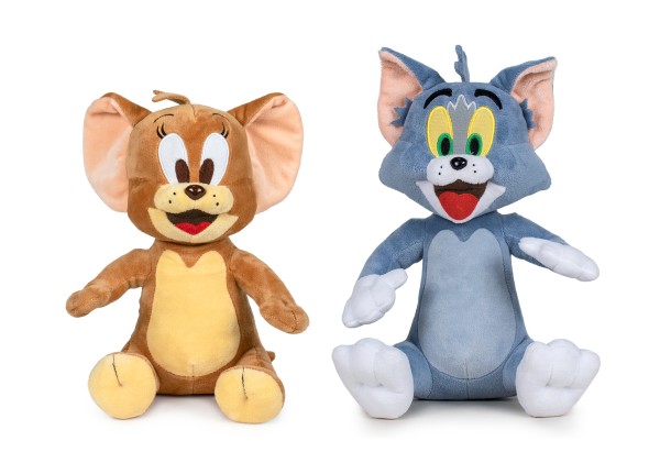 Kuscheltier Tom Katze blaugrau 60 cm Tom und Jerry Plüschkater