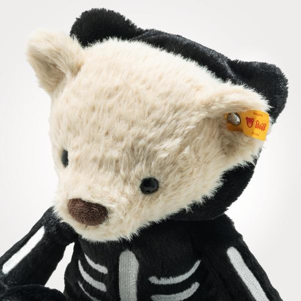 Steiff Teddybär Mr. Bones schwarz/weiß 34 cm 114168