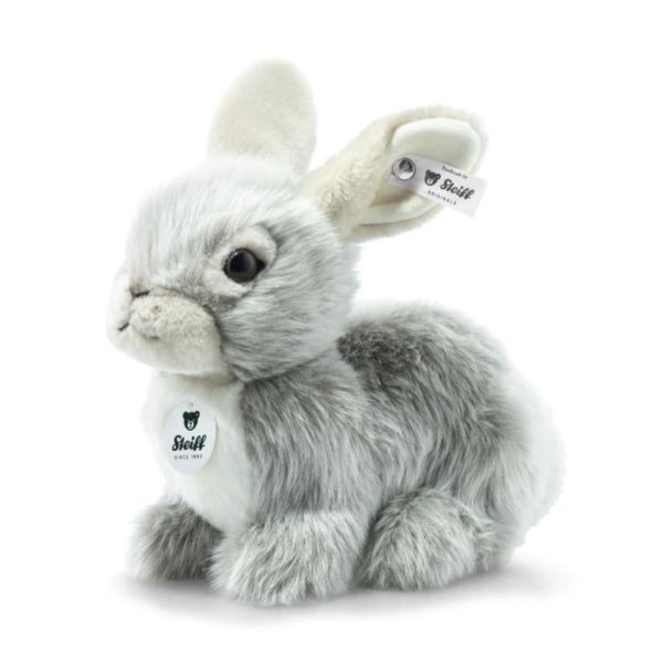 Steiff Hase Dormili 21 cm sitzend grau Plüschhase 067488