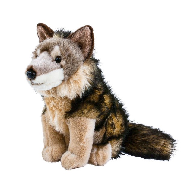 Kojote Kuscheltier Wolf sitzend 40 cm