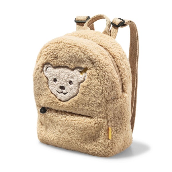 Steiff Rucksack Teddybär 24 cm beige mit Quietscher 600135