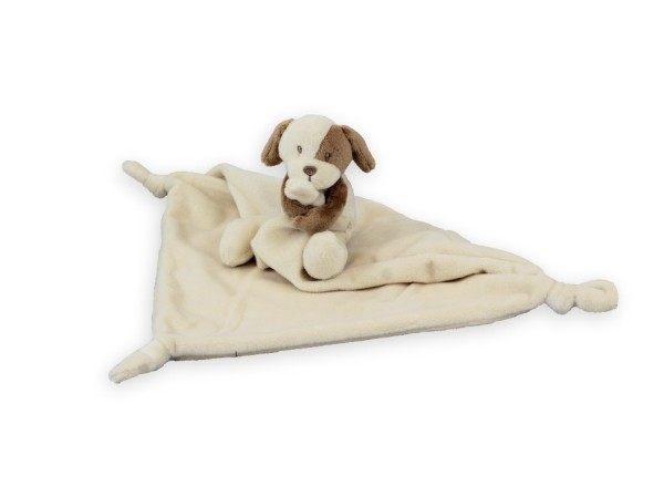 Inware Schnuffeltuch Hund braun 25 x 25 cm