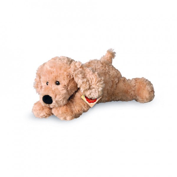 Teddy Hermann Kuscheltier Schlenkerhund beige 28 cm Plüschhund